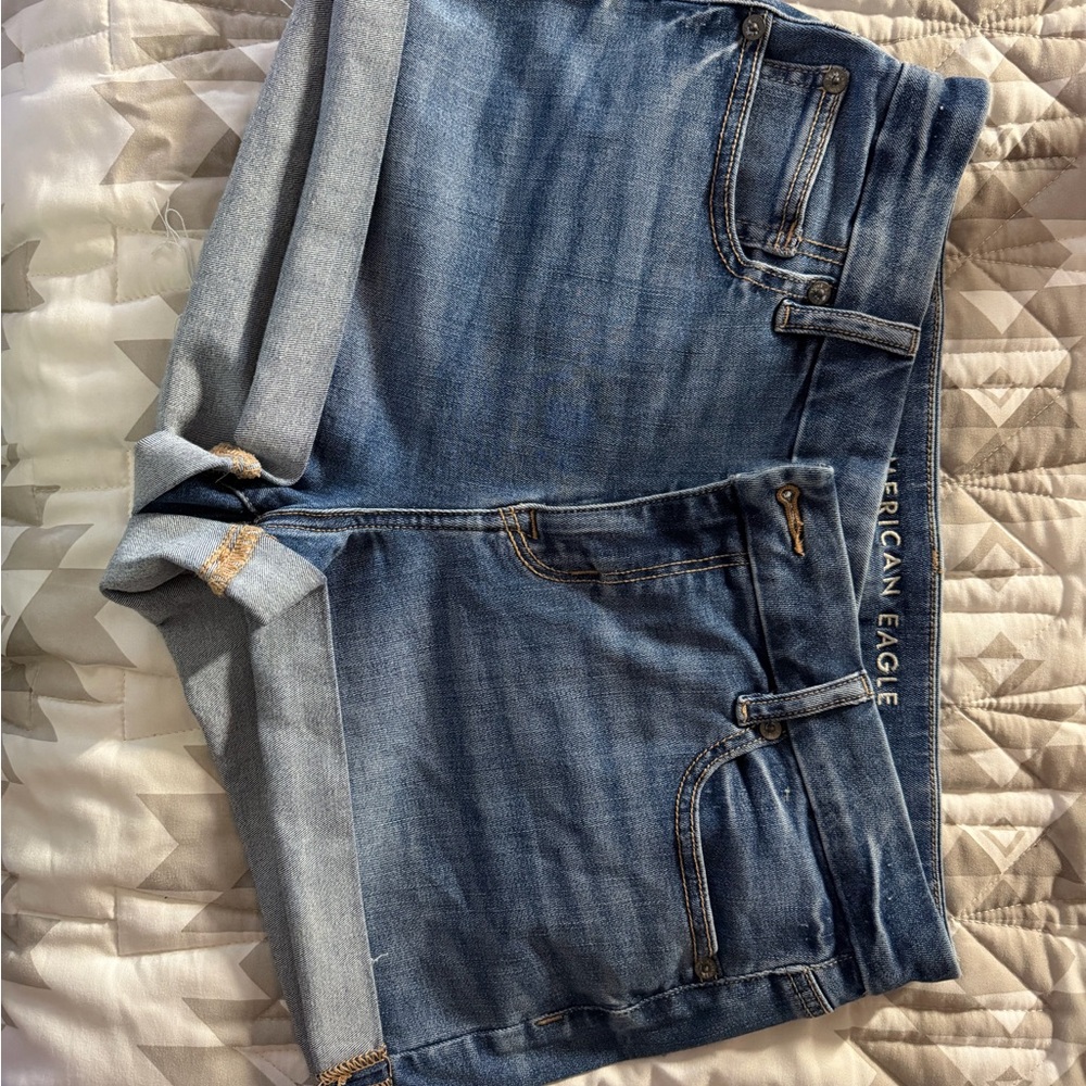 American Eagle Outfitters Blue Denim Jean Shorts